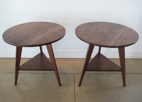 Two fine end tables 
